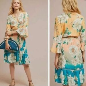 FARM RIO for Anthropologie wrap dress